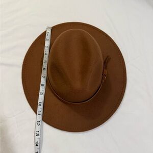 Classic Brown Fedora Hat